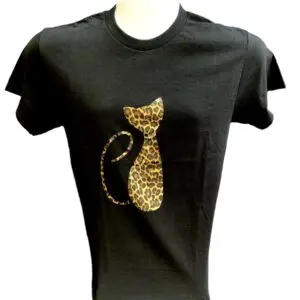 Crew Neck - Cheetah Cat